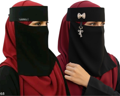 CRENCH CREATION Chiffon Naqab(Black)