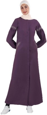 SILK ROUTE London Polyester Abaya(Purple)