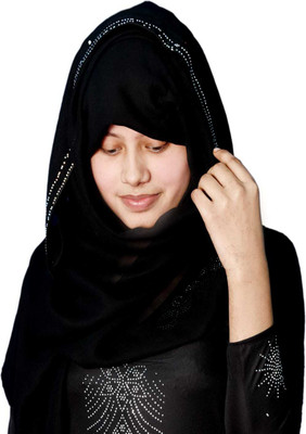 afifa Polyester Burqa(Black)