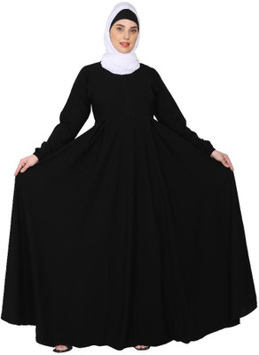 BT - Being Traditional Nida Matte Solid Abaya(Black)