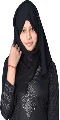 HouseOfCommon Polyester Abaya(Black)