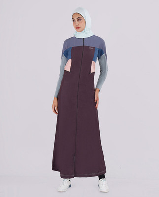 SILK ROUTE London Polyester Abaya(Multicolor)