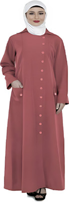 Momin Libas Polyester Abaya(Maroon)