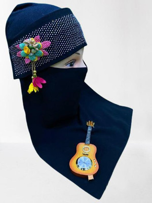 PD Zone Chiffon Burqa(Blue)