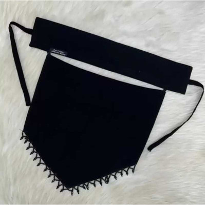 PD Zone Chiffon Self Design Naqab(Black)
