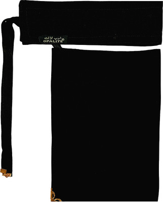 Opalite Chiffon Solid Naqab(Black)