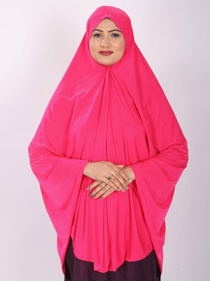 TEXNOVA Polyester Self Design Abaya(Purple)