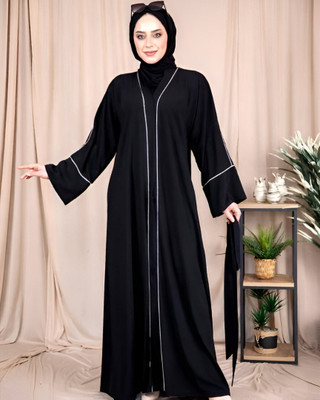 ATF Polycotton Solid Burqa(Black)