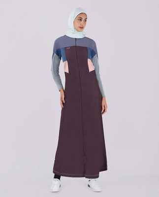 SILK ROUTE London Polyester Abaya(Multicolor)