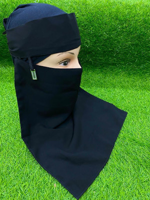 PD Zone Chiffon Abaya(Black)