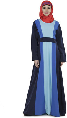 Momin Libas Polyester Solid Burqa(Multicolor)