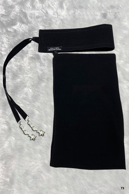 DILKASH TEXTILE Nida Matte Naqab(Black)