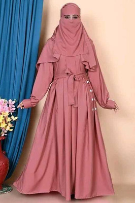 ES Safwan Dresses Cotton Blend Burqa With Hijab(Beige)