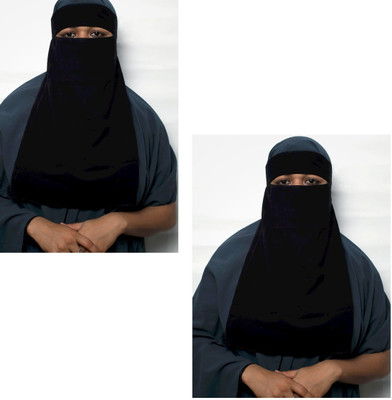 PD Zone Chiffon Burqa(Black)
