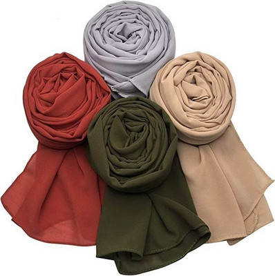 rudraCreation Georgette Solid Burqa(Multicolor)