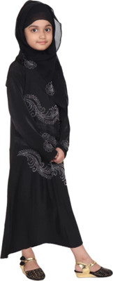HouseOfCommon Polyester Burqa(Black)