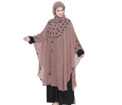 HAYA COLLECTION Polyester Self Design Burqa(Pink)