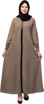 Subeda Nida Matte Solid Abaya(Beige)