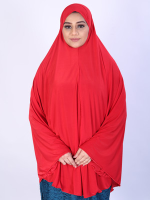 TEXNOVA Polyester Abaya(Red)