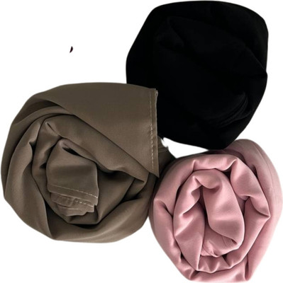 rudraCreation Georgette Solid Burqa(Multicolor)