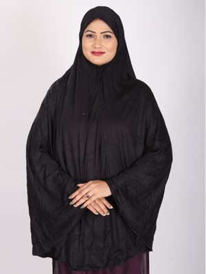 TEXNOVA Polyester Abaya(Black)