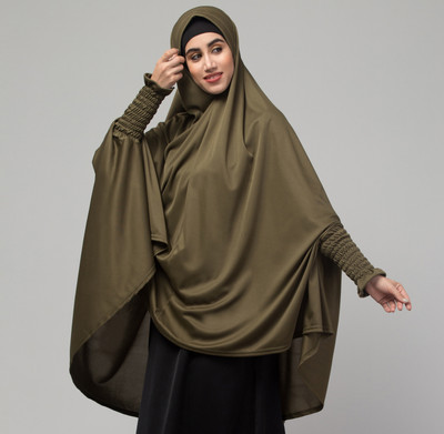 VERMELLO Polycotton Solid Naqab(Green)