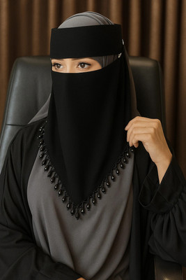 YR enterprise Georgette Naqab(Black)