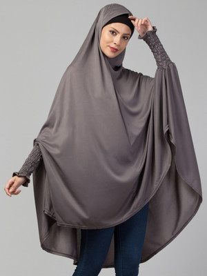 VERMELLO Polycotton Burqa(Grey)