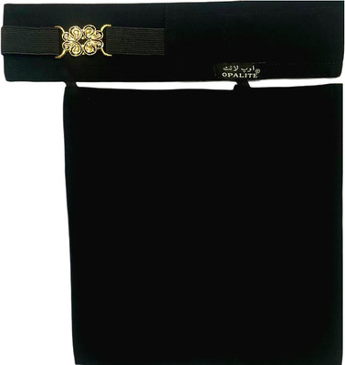 Opalite Chiffon Solid Naqab(Black)