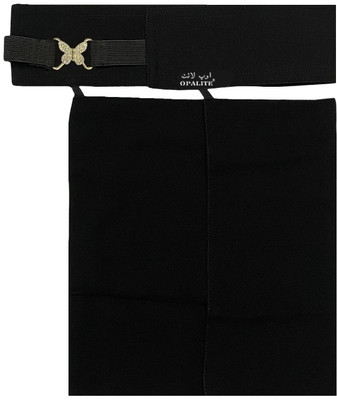 Opalite Chiffon Solid Naqab(Black)