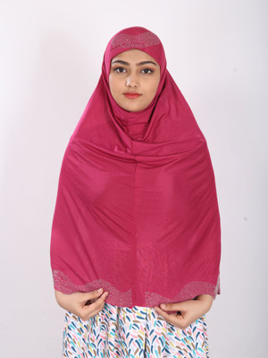 TEXNOVA Polyester Abaya(Pink)
