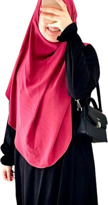 Hera Polyester Self Design Burqa(Black)