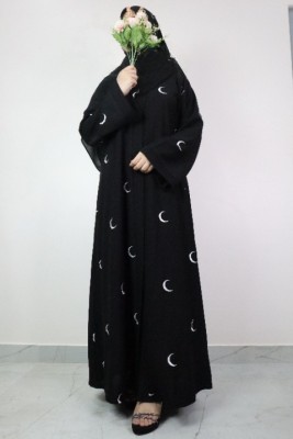 HAYA COLLECTION Cotton Blend, Kashibo Burqa With Hijab(Black)