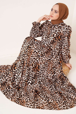 SARINKU Crepe Self Design Abaya(Multicolor)