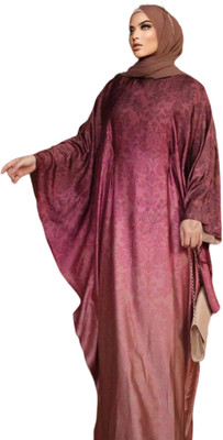 ovais abaya collection Nida Matte Solid Abaya With Hijab(Multicolor)