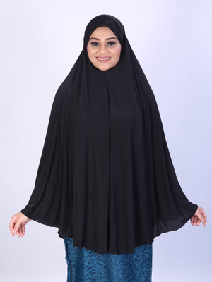TEXNOVA Polyester Abaya(Black)