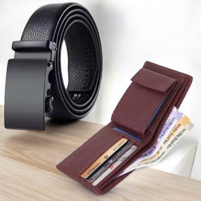 LOOPA Wallet & Belt Combo(Black)