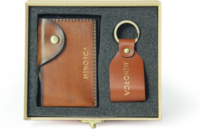 MENORCA Wallet,Key Chain & Pen(Brown)