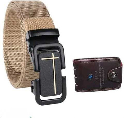 Zhermack Wallet & Belt Combo(Beige)