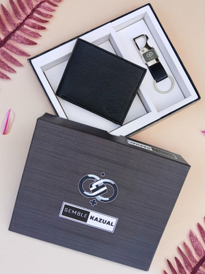 SEMBLE KAZUAL Wallet,Key Chain & Pen(Black)