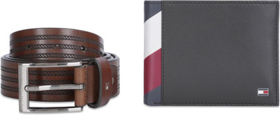 TOMMY HILFIGER Wallet & Belt Combo(Multicolor)