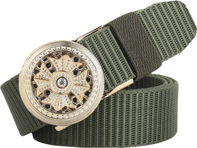 PROVOGUE Men & Women Casual Green Nylon Belt