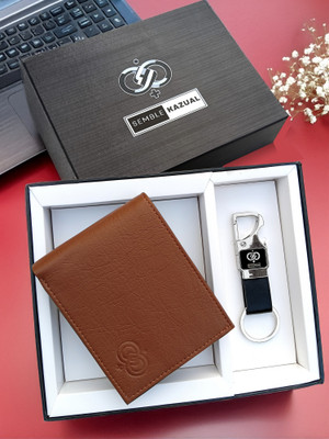 SEMBLE KAZUAL Wallet,Key Chain & Pen(Tan)