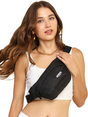 Supervek Waist Bag & Travel Pouch Combo(Black)