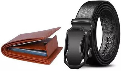 JKM COLLECTION Wallet & Belt Combo(Multicolor)