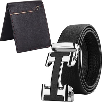 LOOPA Wallet & Belt Combo(Black)