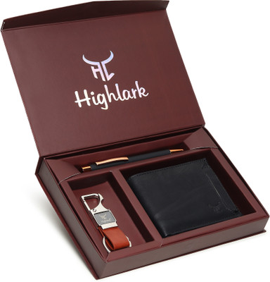 Highlark Wallet,Key Chain & Pen(Multicolor)