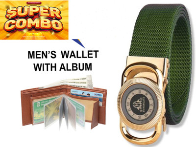TPM Wallet & Belt Combo(Multicolor)
