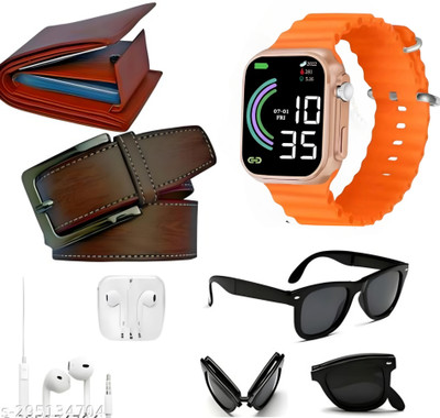 Khatu Belt, Wallet & Watch Combo(Multicolor)