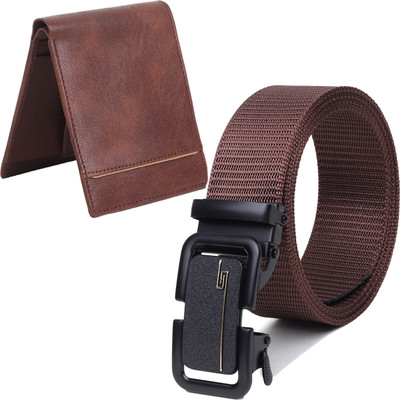 LOOPA Wallet & Belt Combo(Brown)